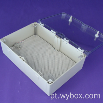 Invólucro eletrônico externo caixa impermeável para caixa eletrônica de plástico pcb PWE539PW com tamanho 600 * 500 * 195mm